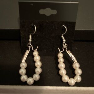 Elegant Pearl Drop Earrings